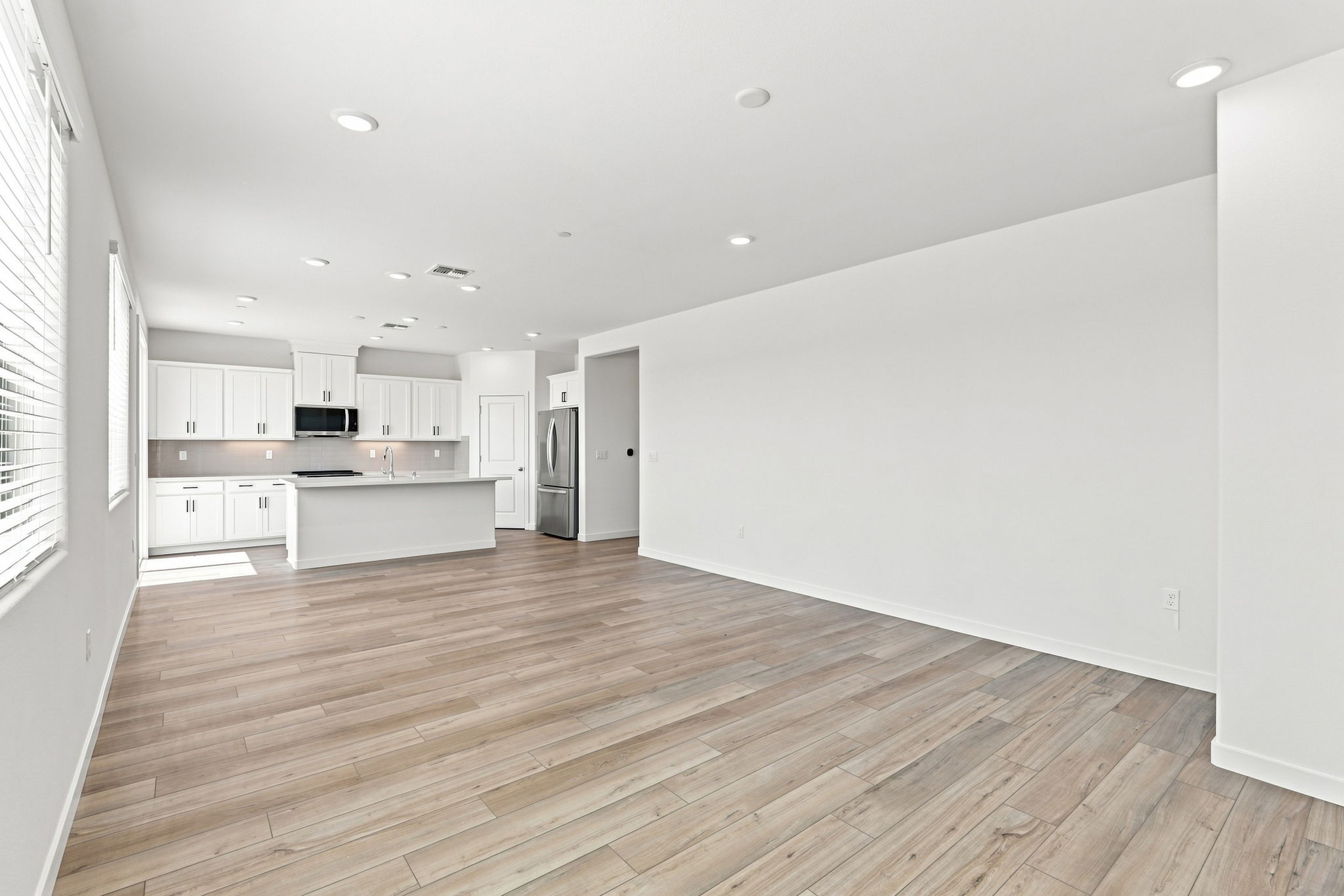 A large empty kitchen.