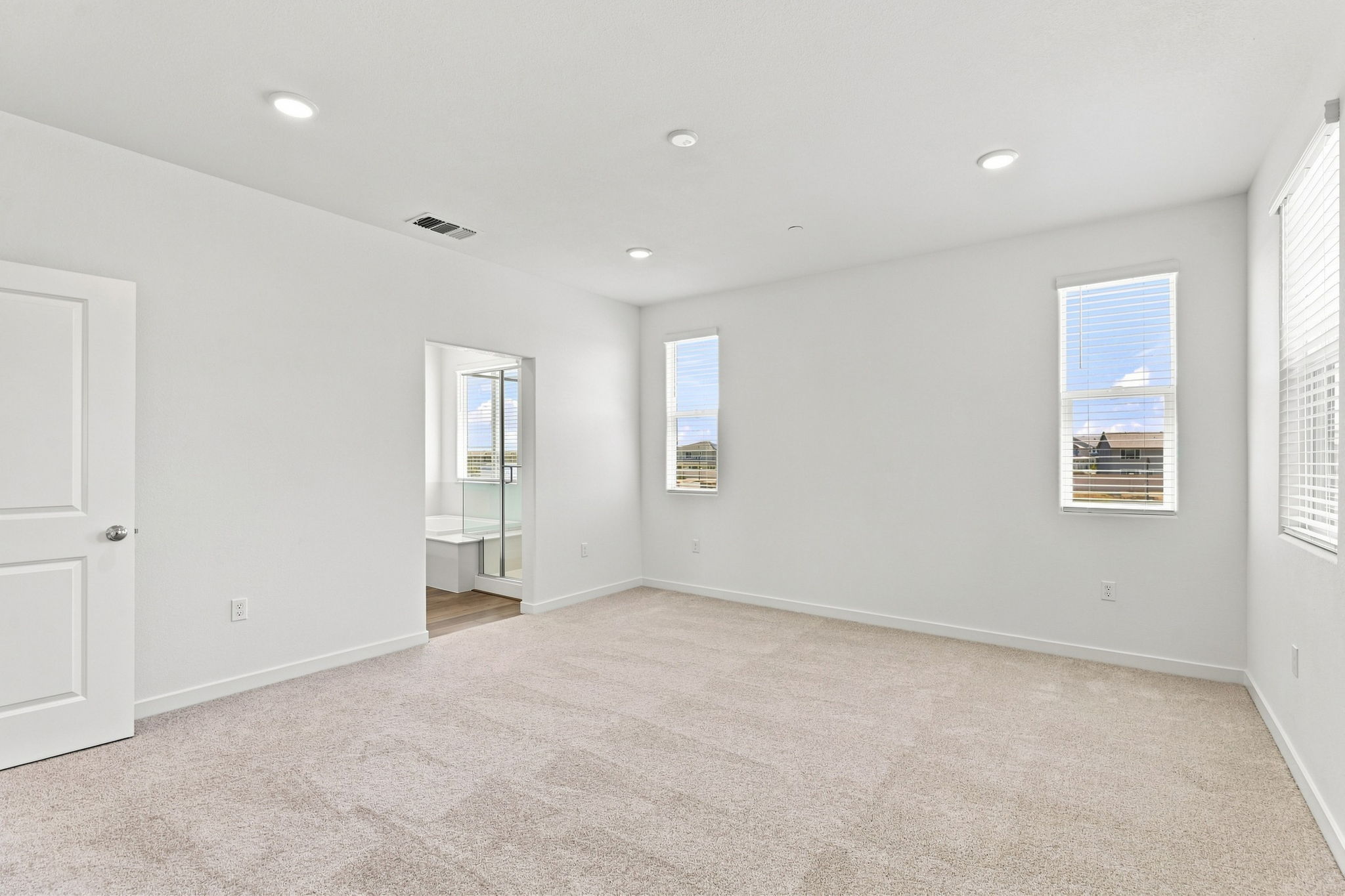 A room with white walls.