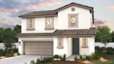 A house with a garage.