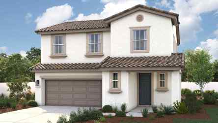 A house with a garage.