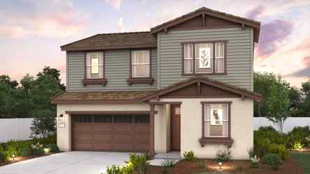 A house with a garage.