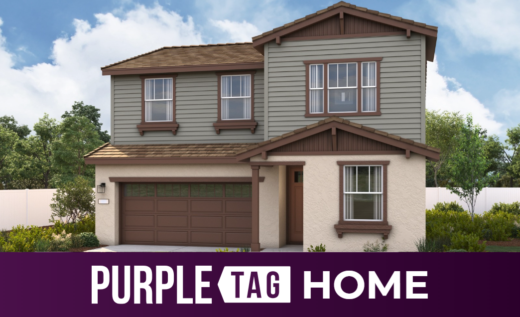 A house with a garage.