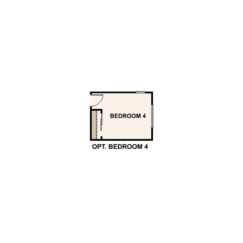 Plan 1 second floor plan options at Trailside at Century Communities