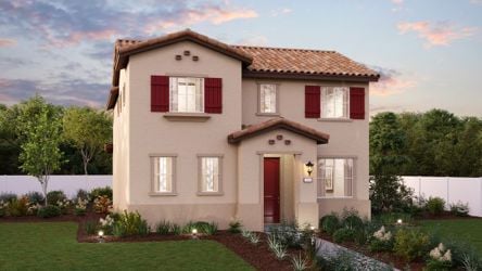 A house with a large front yard.