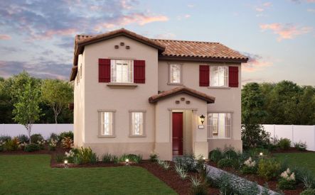 Plan 1 elevation A exterior rendering at Trailside by Century Communities