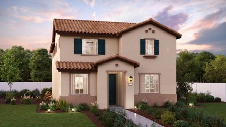 A house with a large front yard.