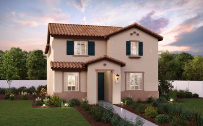 Plan 2 elevation A exterior rendering at Parkside by Century Communities
