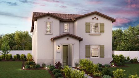 A house with a large front yard.
