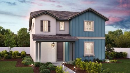 A house with a large front yard.