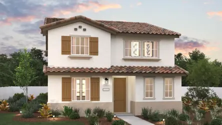 A house with a driveway.