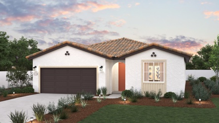 A house with a large yard.