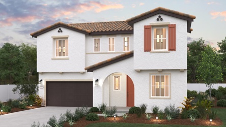 A house with a garage.