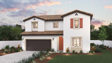 A house with a garage.