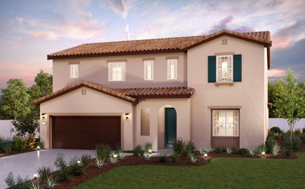 Plan 4 Elevation A Spanish at Vista II by Century Communities