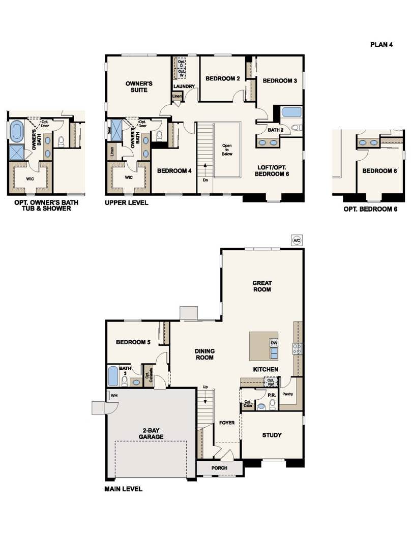 floor plan image of plan 4 at Vista II