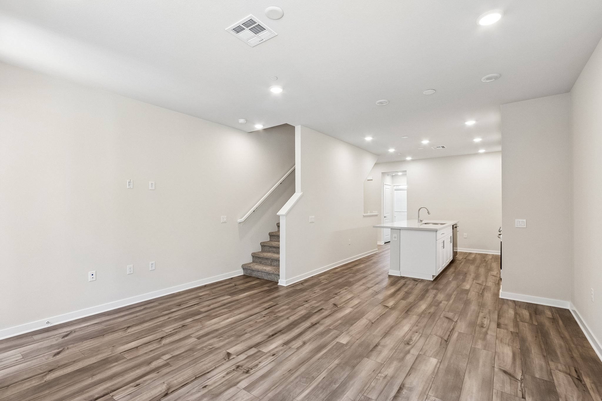 A large empty room.