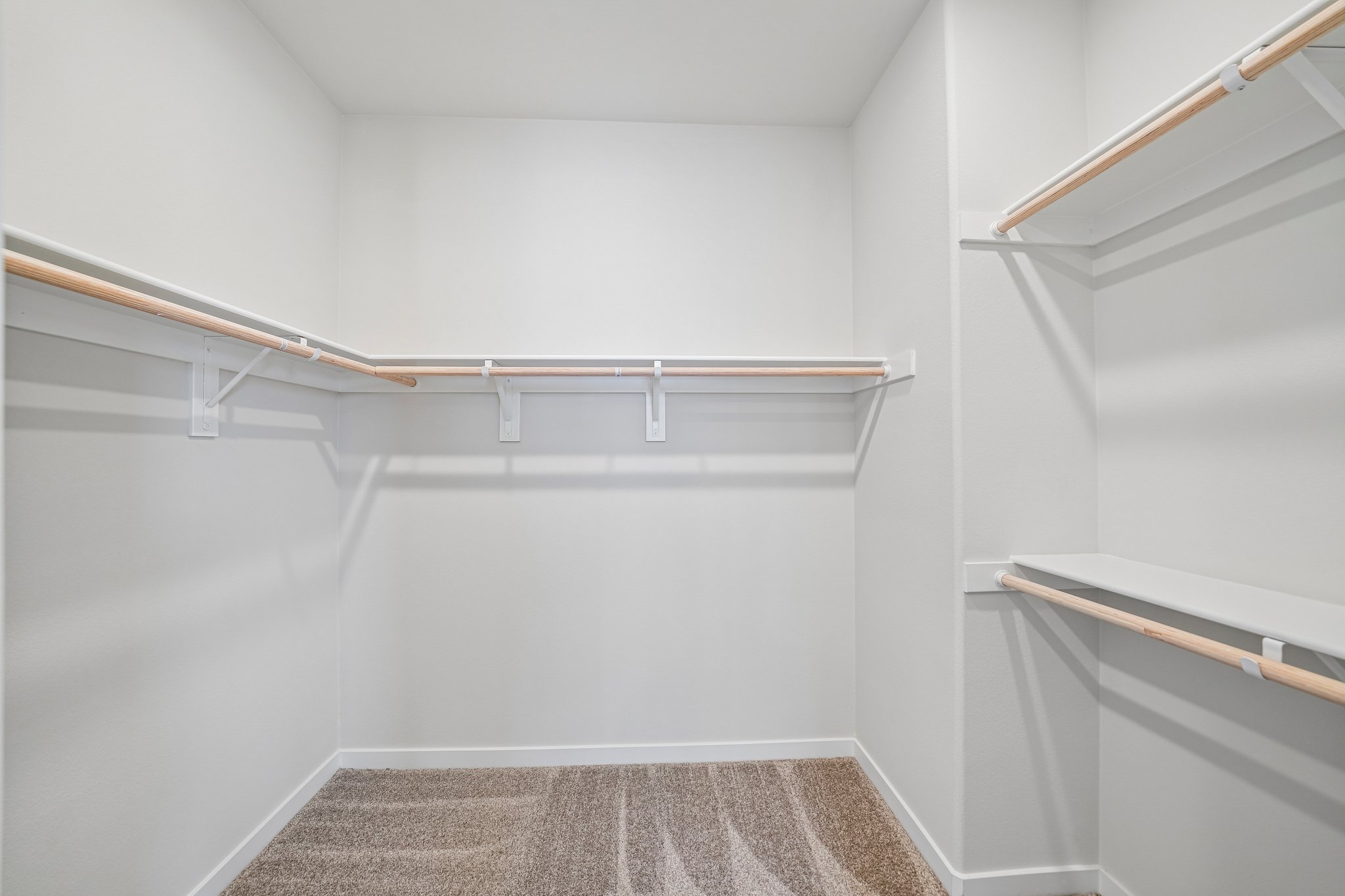 A staircase in a room.