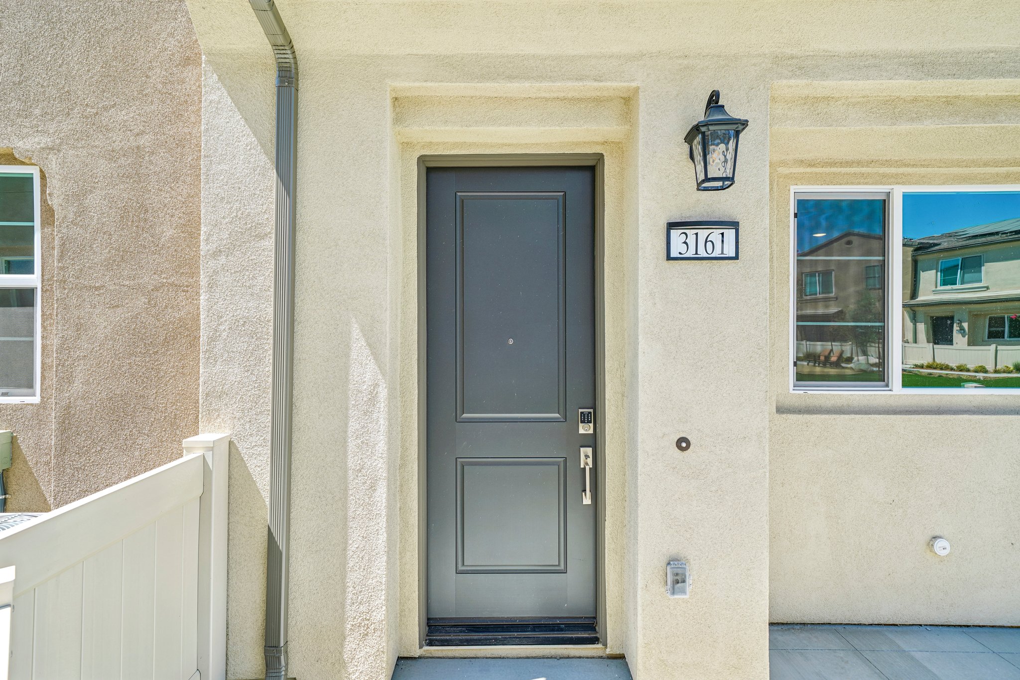 A door in a building.