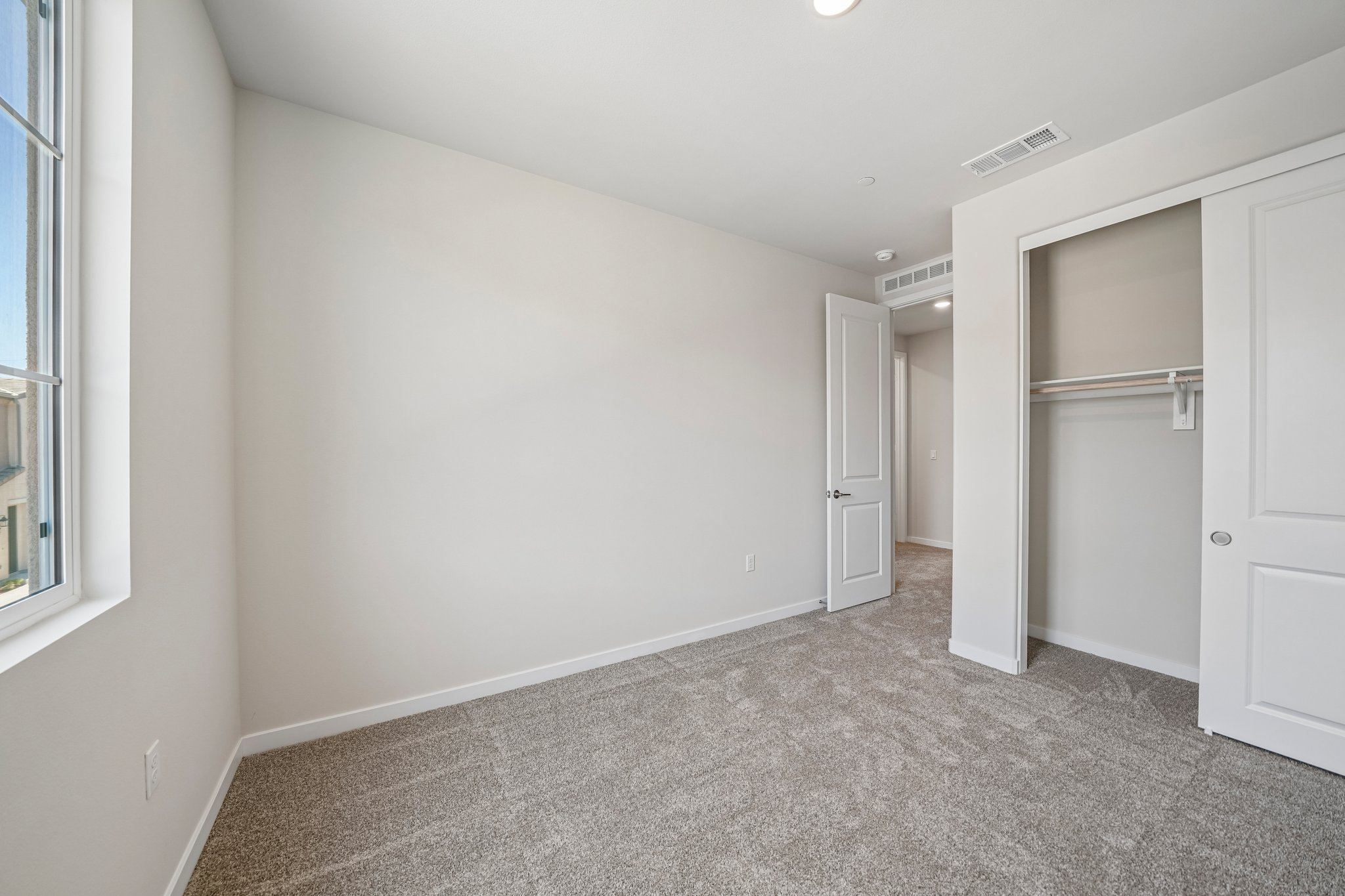 A room with white walls.