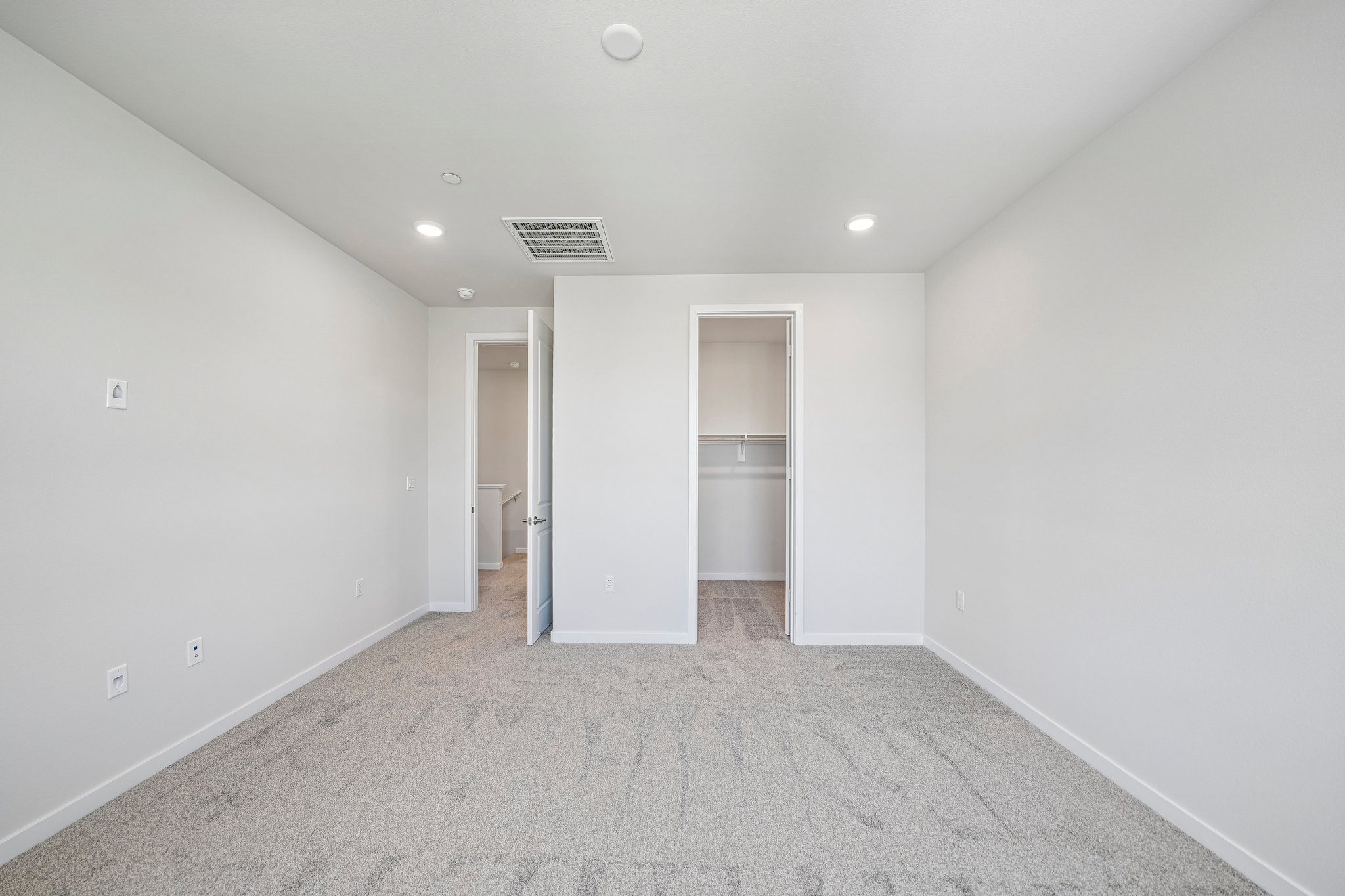 A room with white walls.