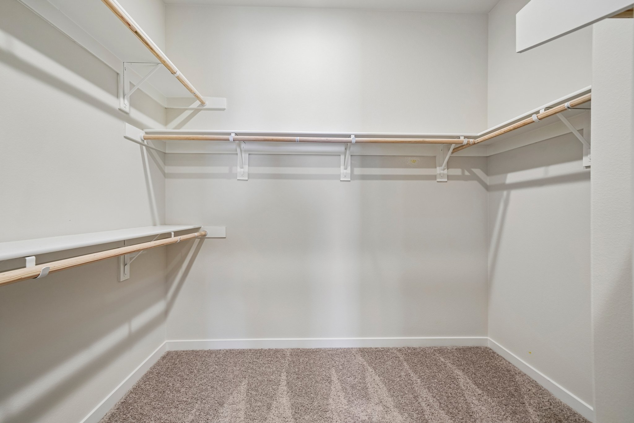 A staircase in a room.