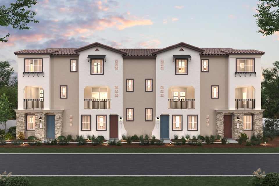 A large building with many windows.