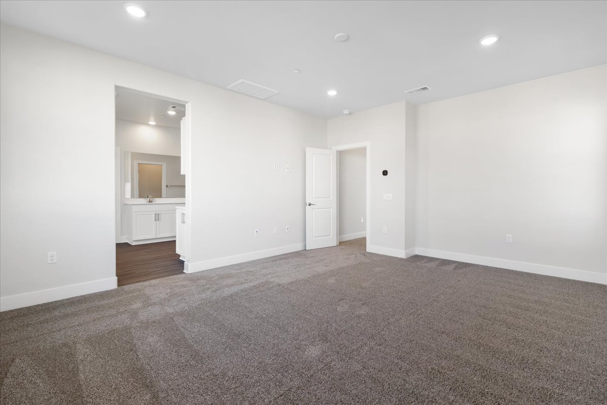 A room with white walls.