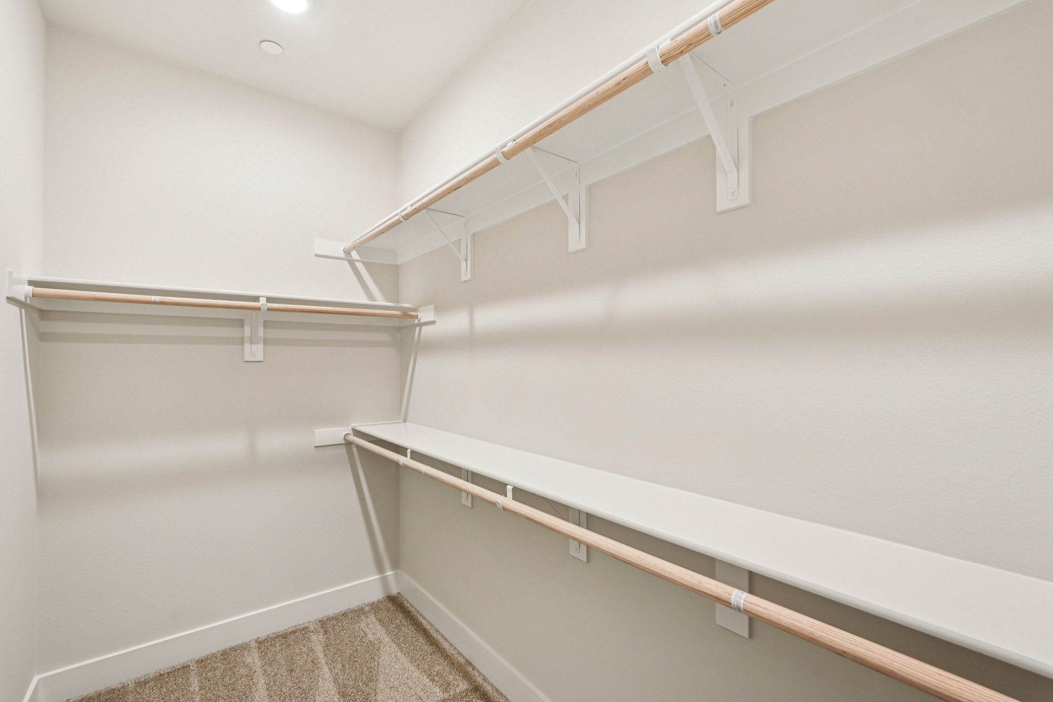 A staircase in a room.