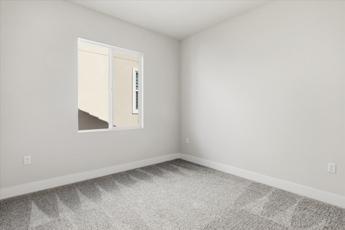 A room with white walls.