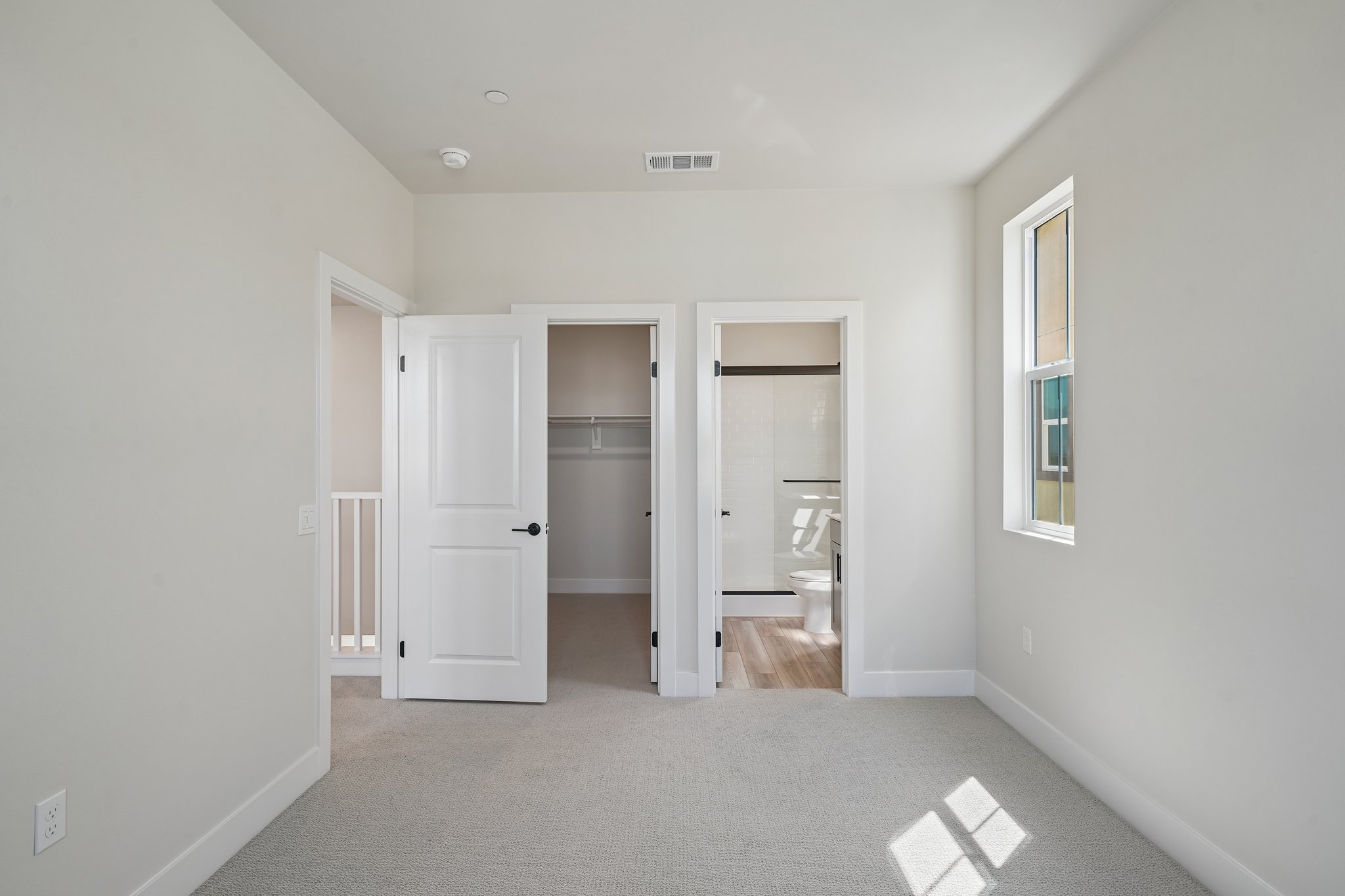 A room with white walls.