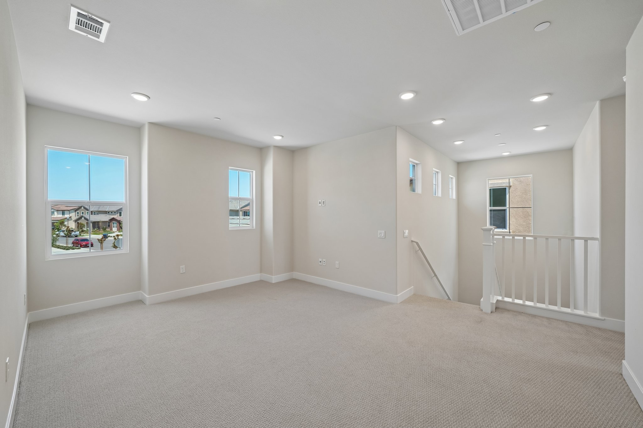 A large empty room.