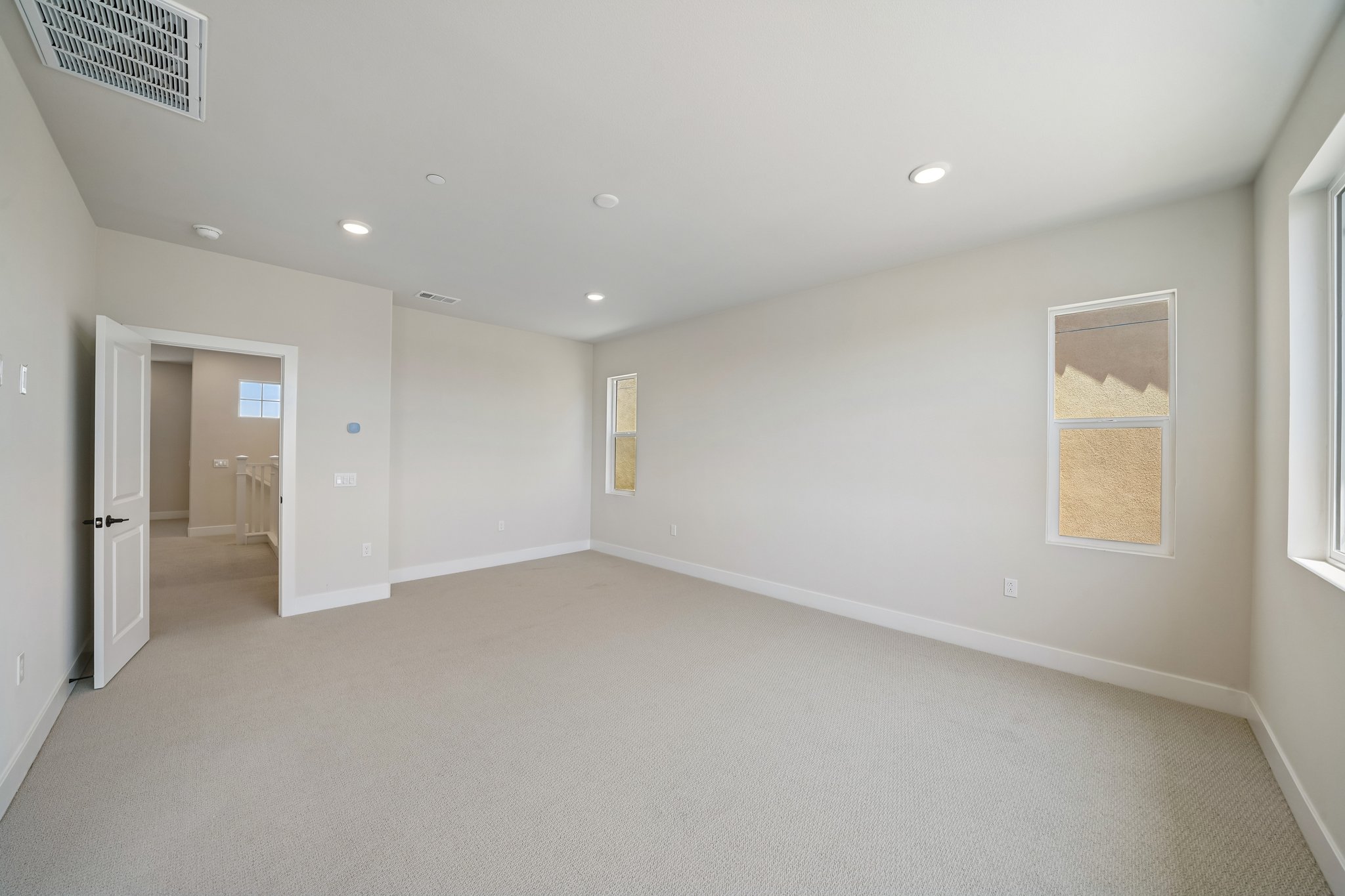 A large empty room.