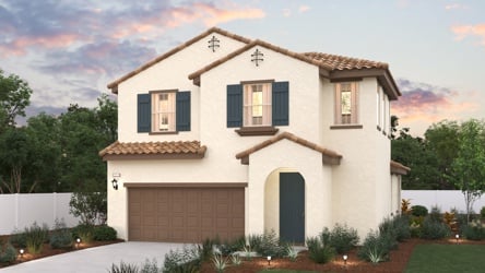 A house with a garage.