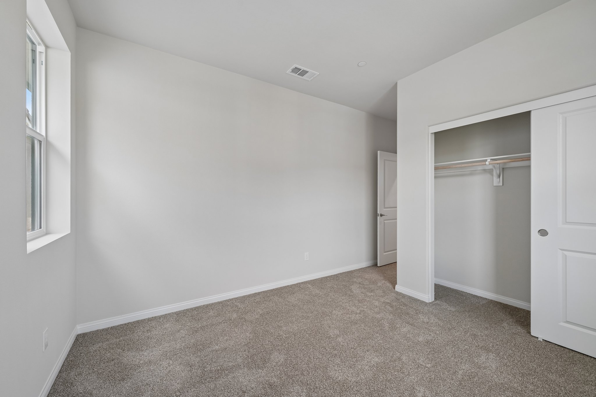 A room with white walls.