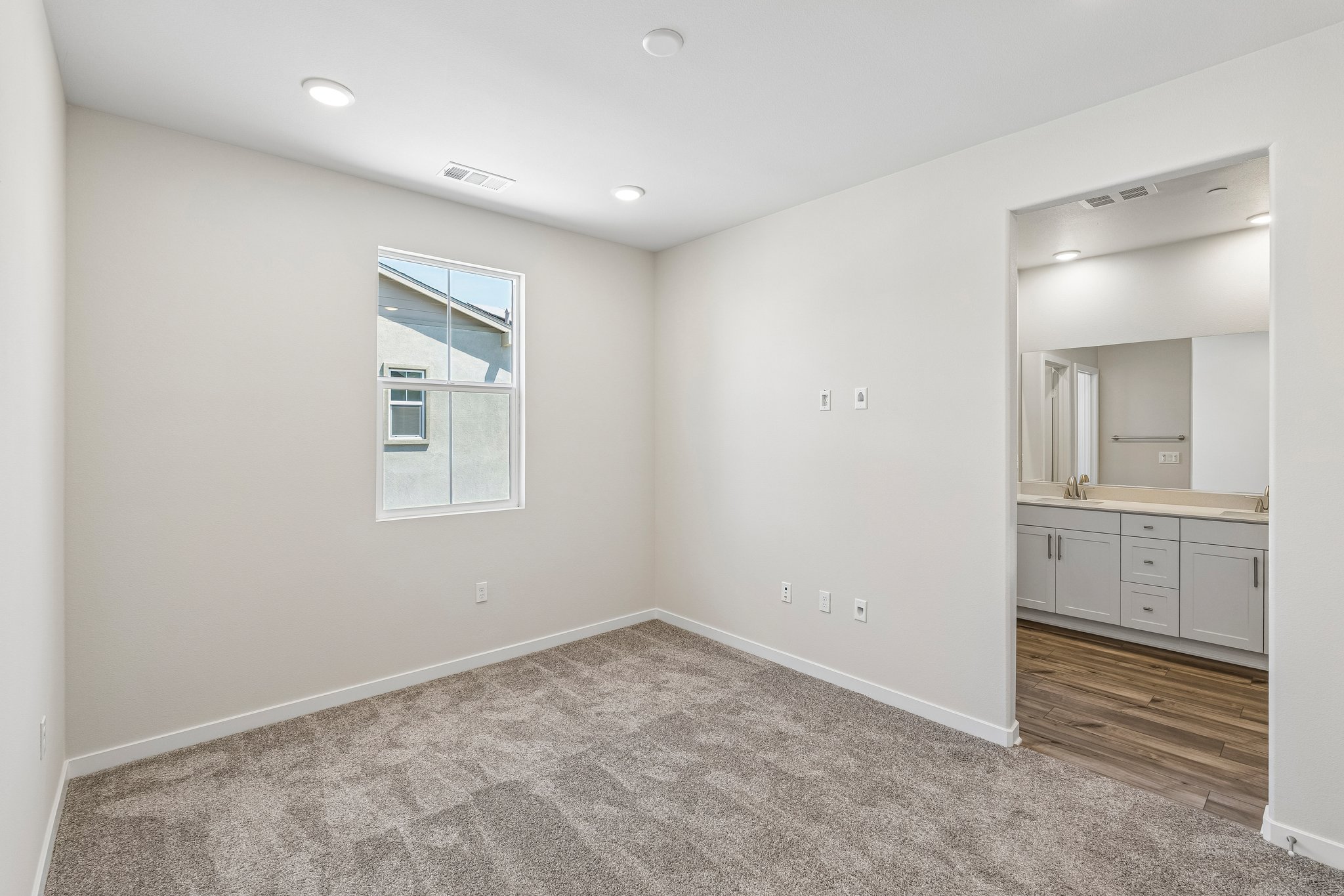 A large empty room.