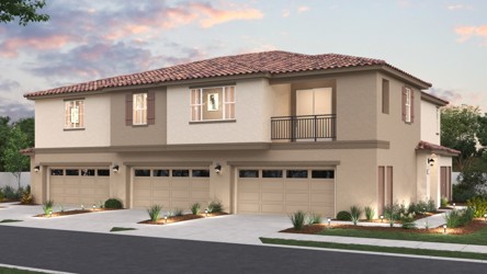 A house with a driveway.