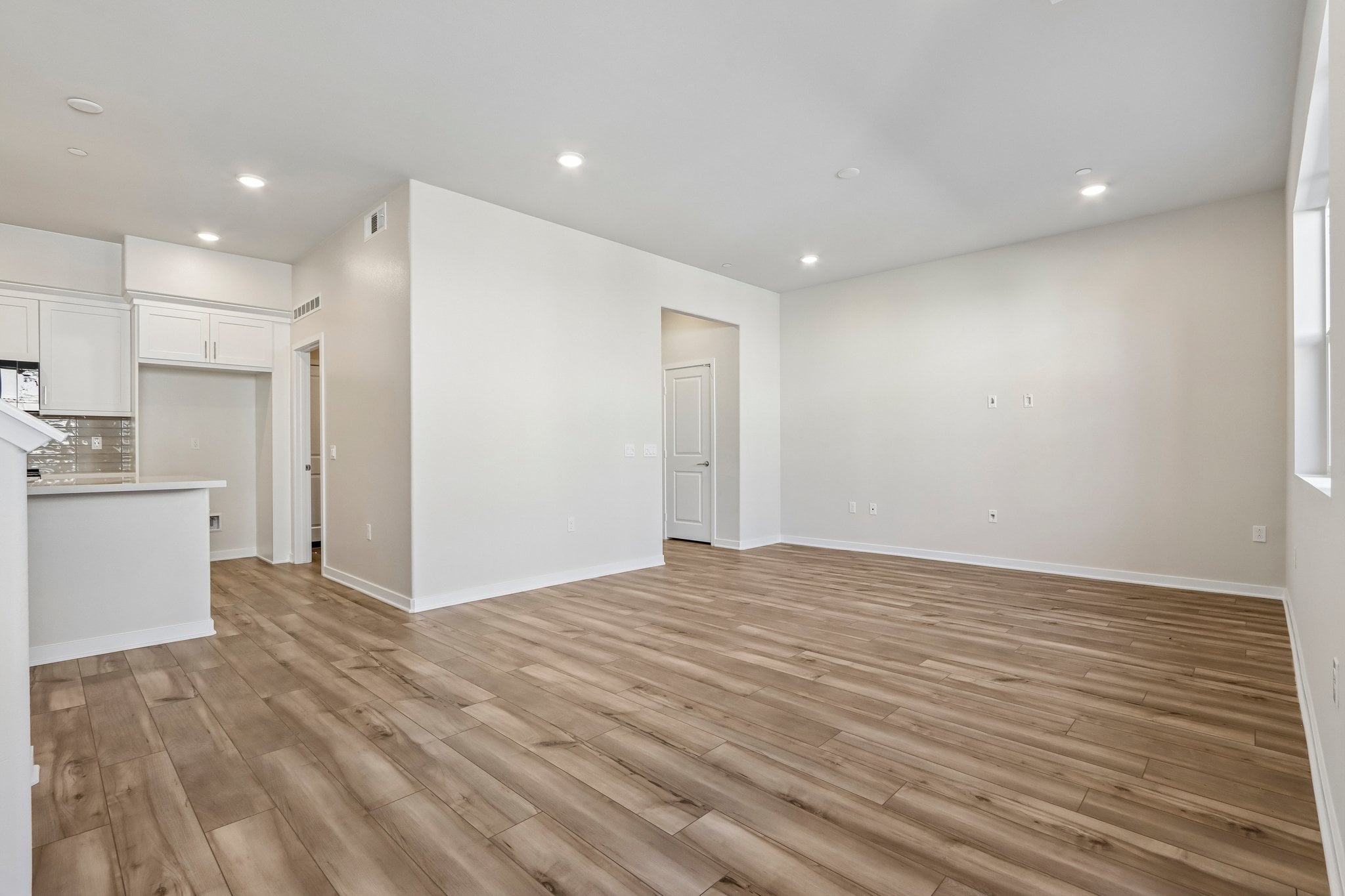 A large empty room.