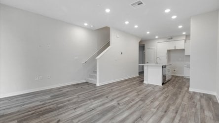 A large empty kitchen.