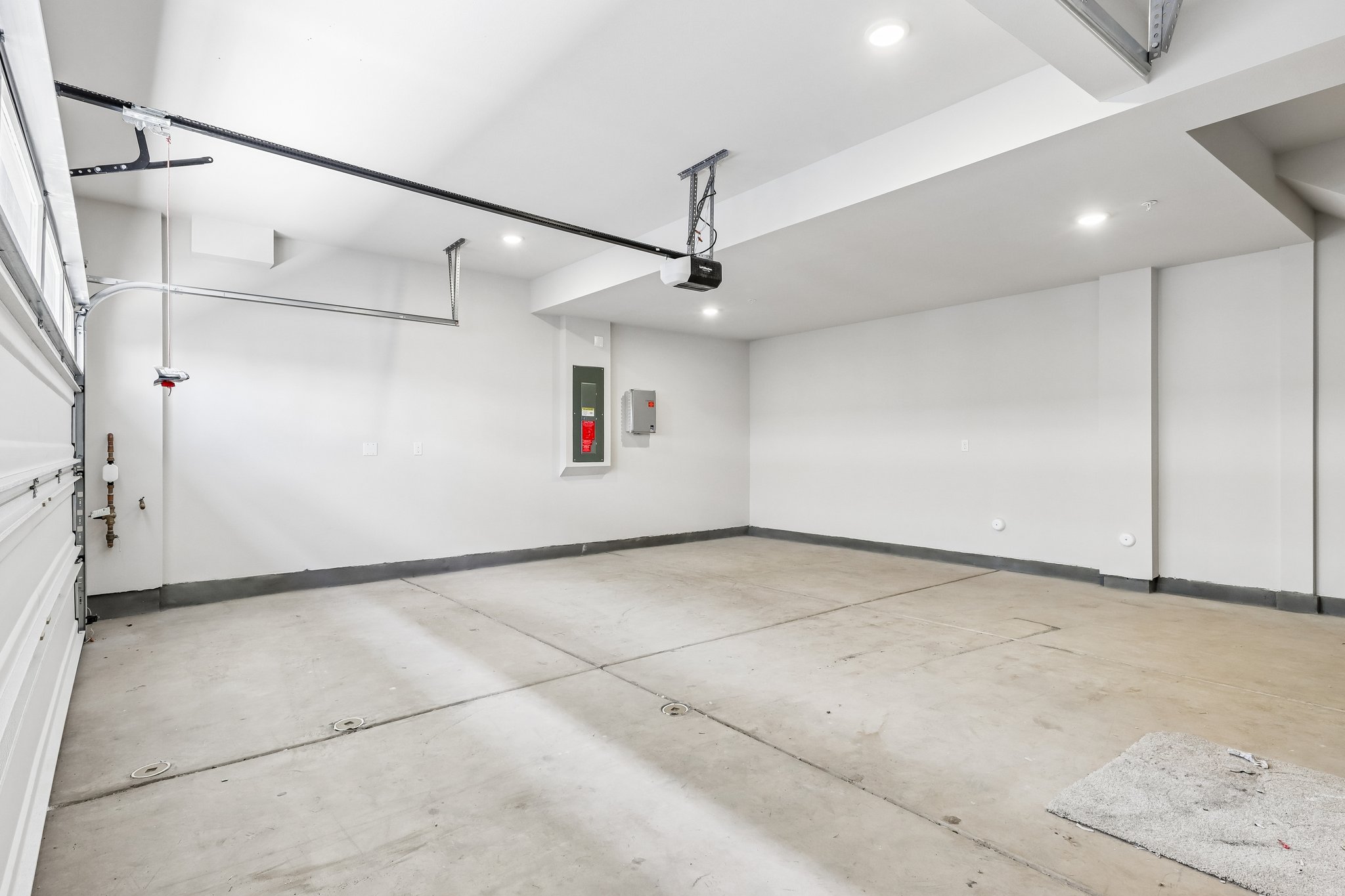 A room with white walls.