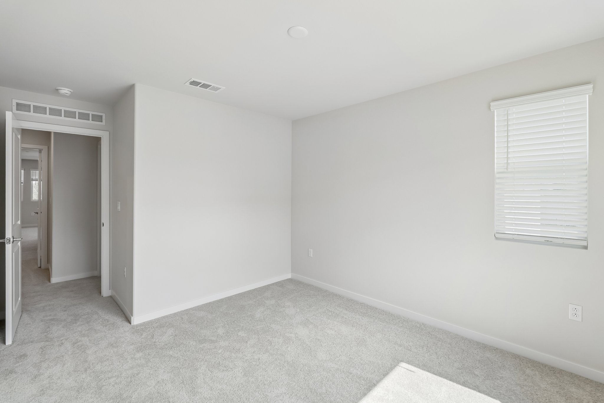 A room with white walls.
