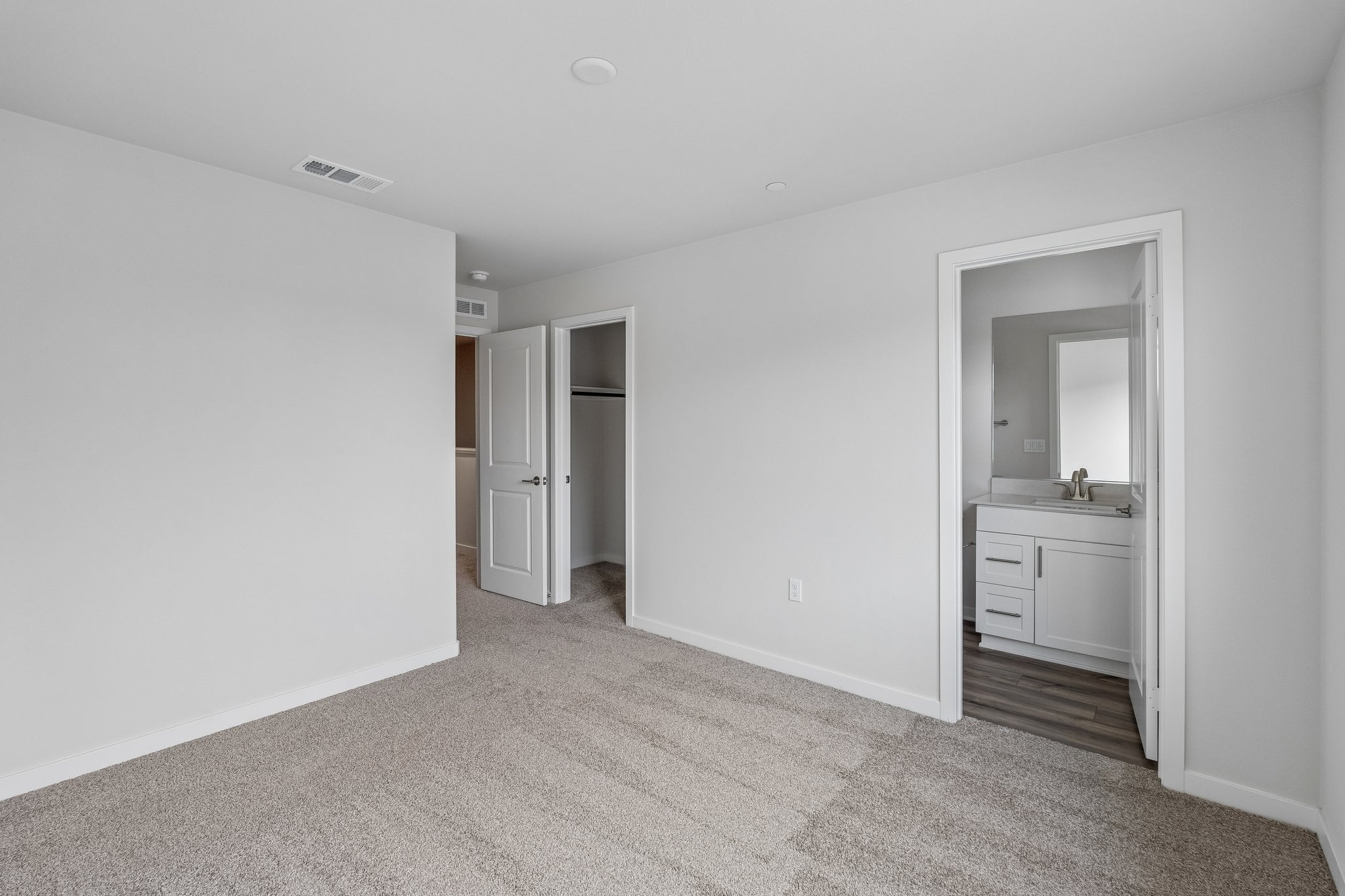 A room with white walls.