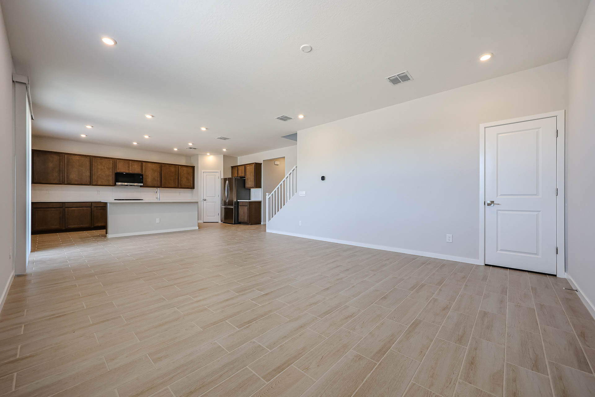 A large empty room.