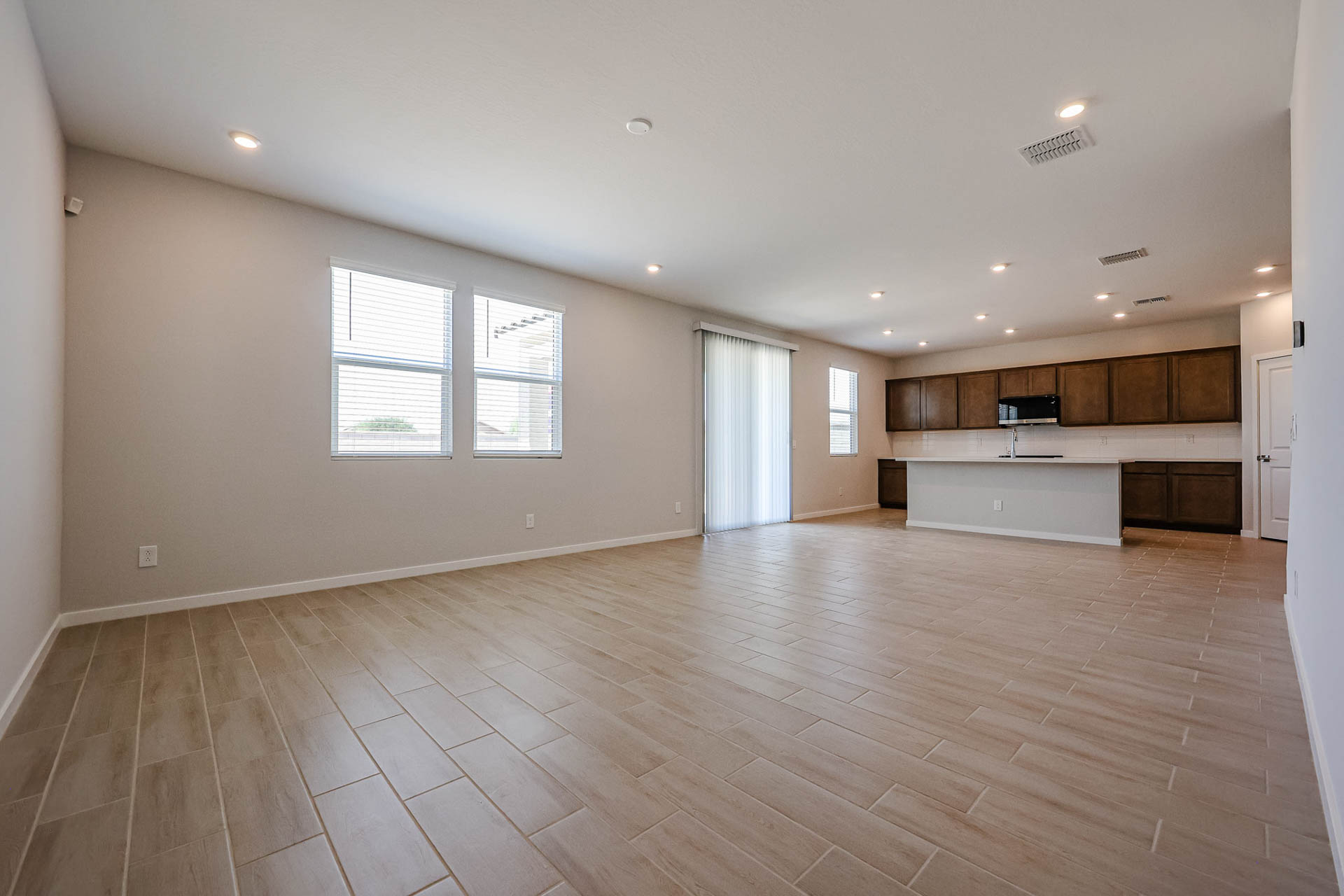 A large empty room.