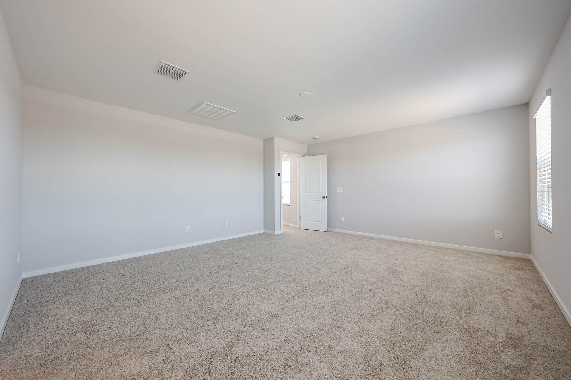 A room with white walls.