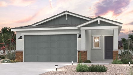 1- Story Home front elevation rendering at North Copper Canyon in Surpise, AZ.