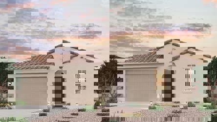 A house with a cross on top.