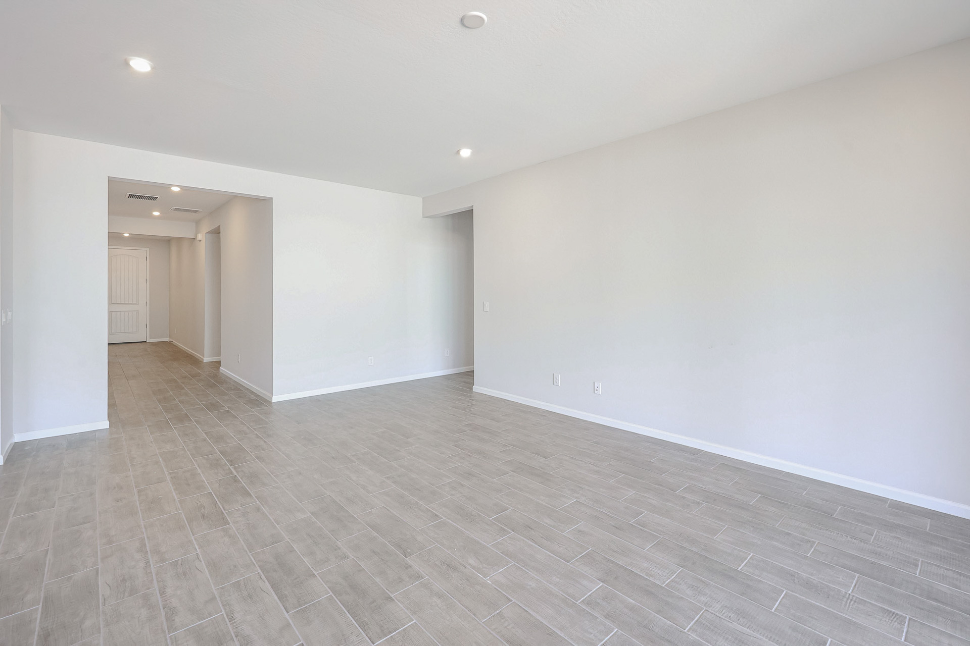 A large empty room.