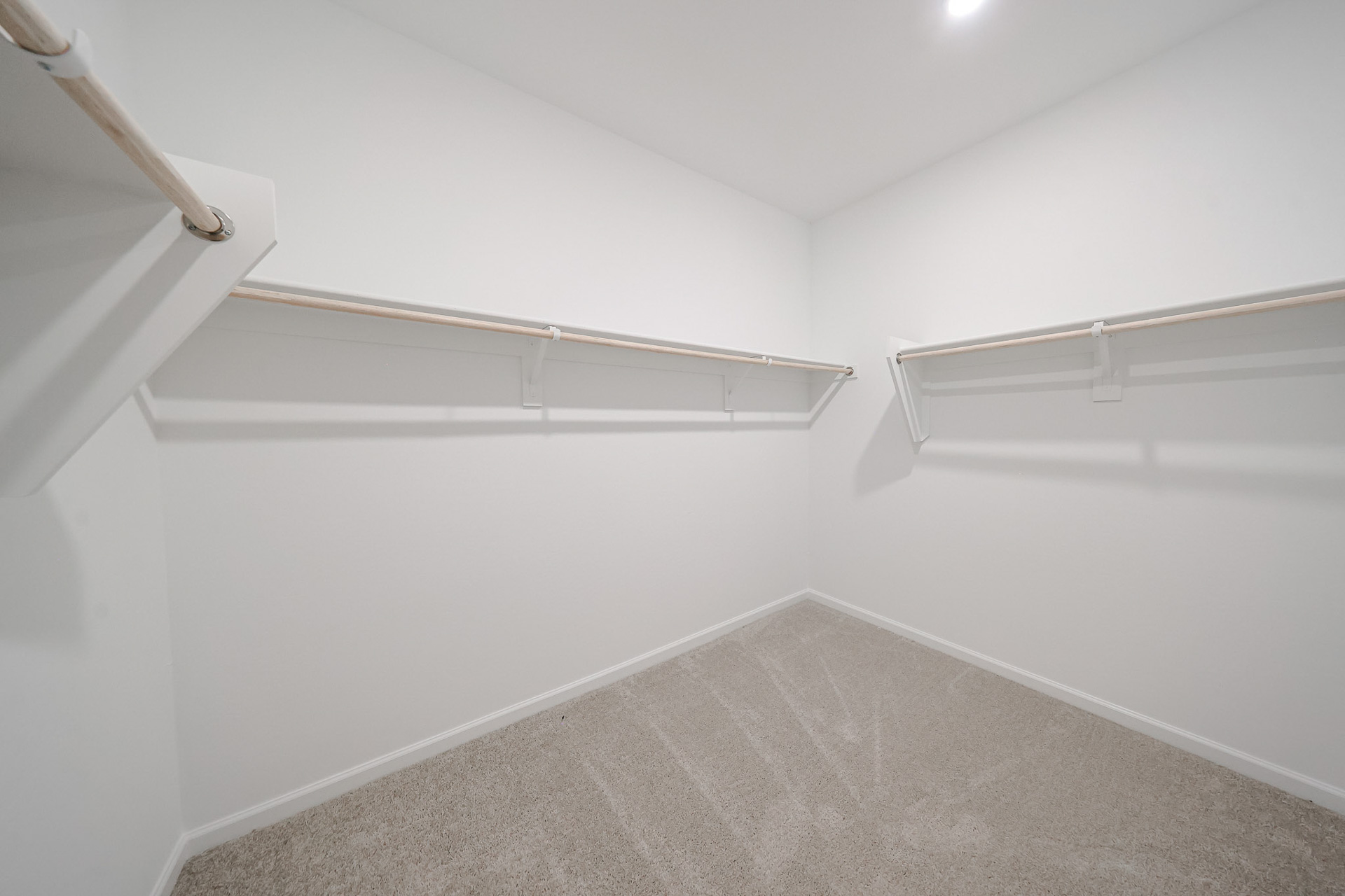 A white room with white walls.