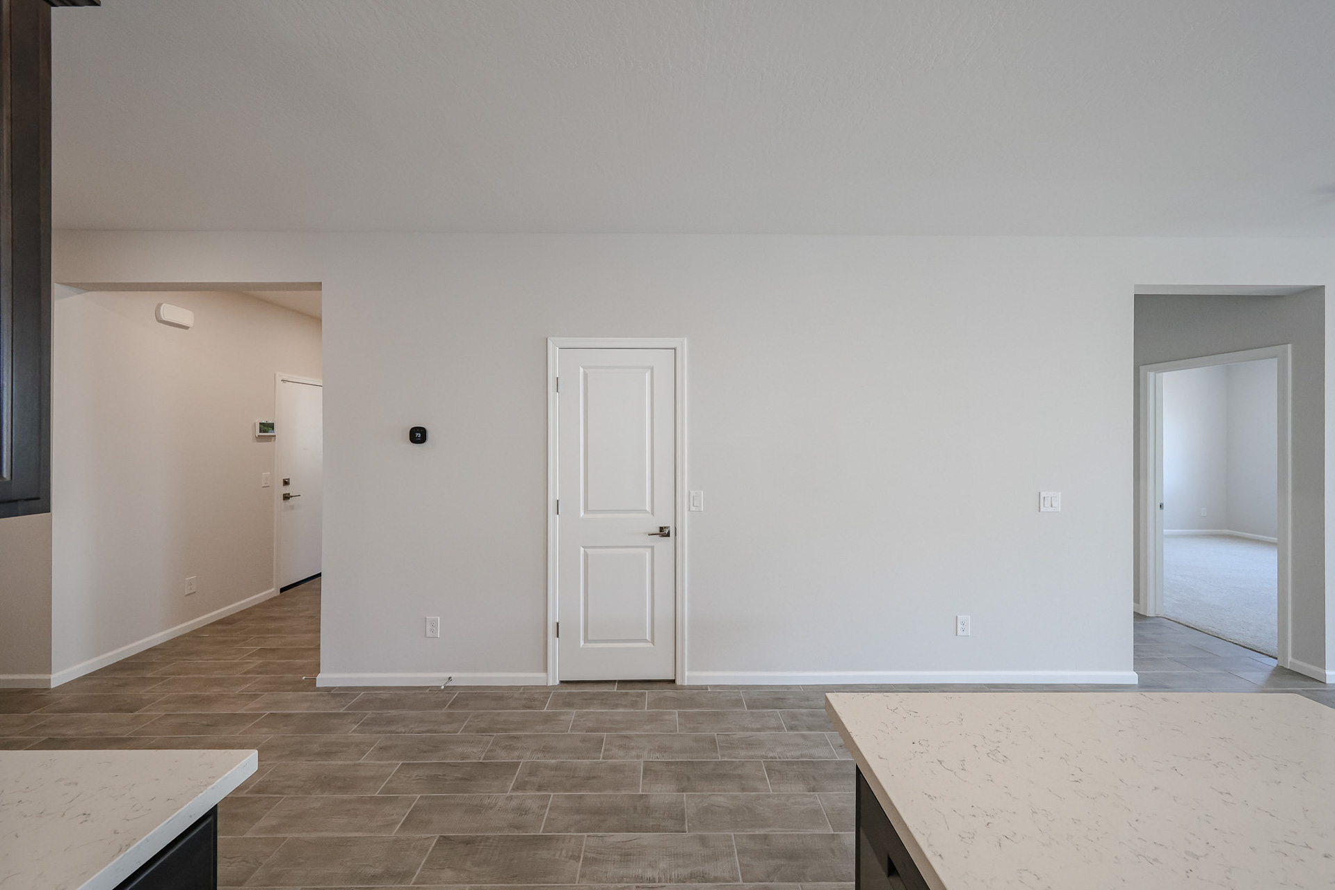 A room with white doors.