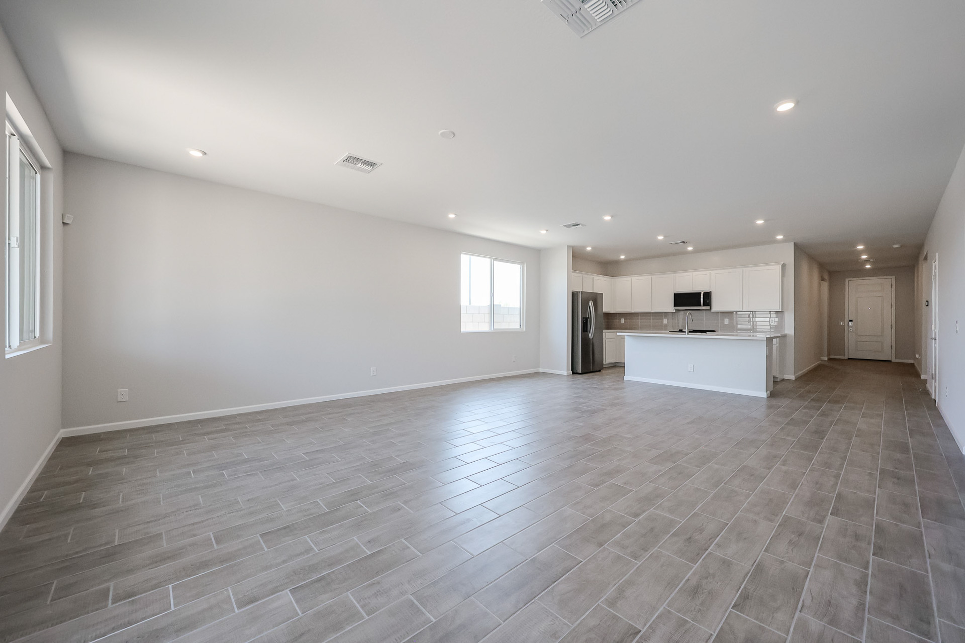 A large empty room.